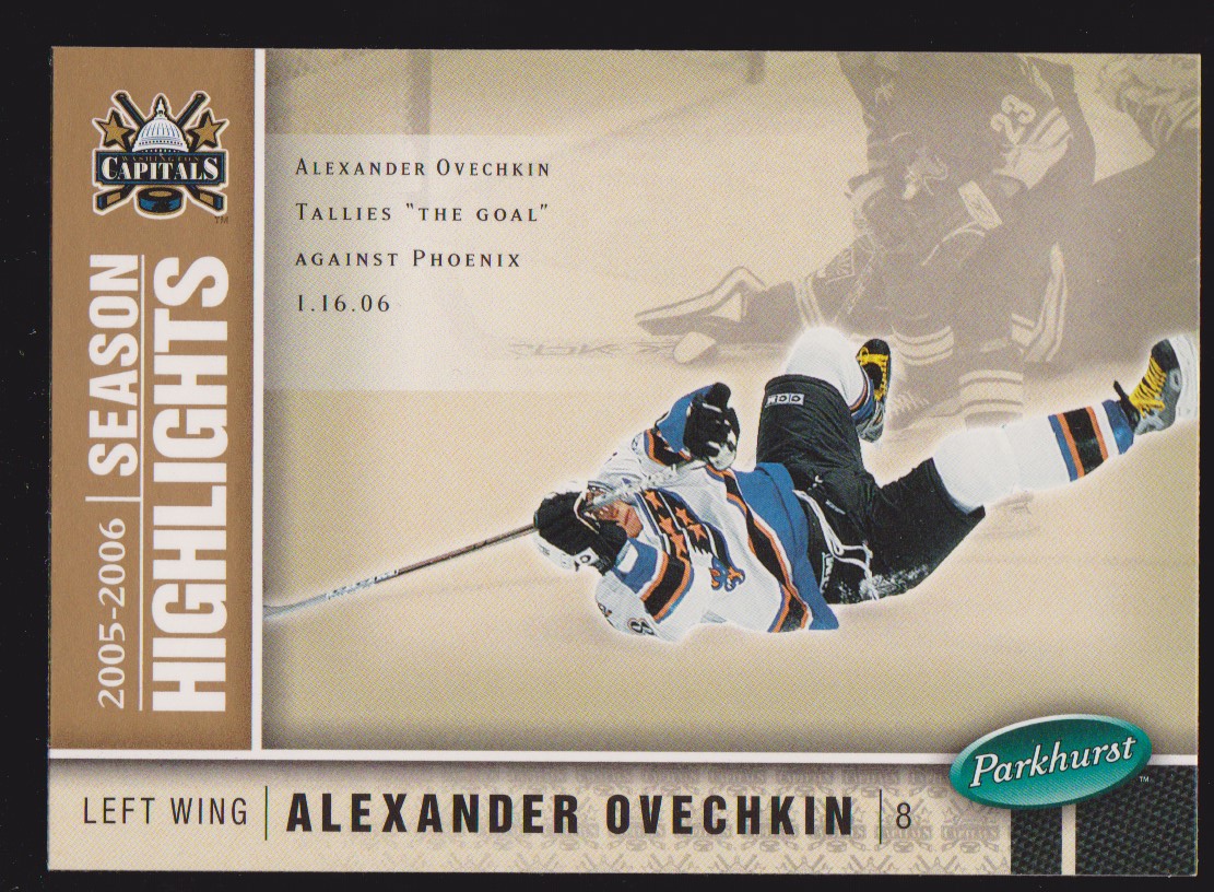 (image for) 2005-06 Parkhurst #588 Alexander Ovechkin Highlights RC Year